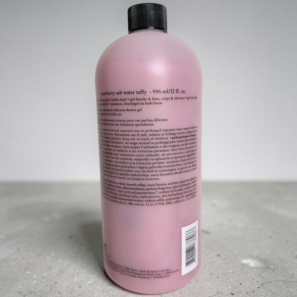 Philosophy Salt Water Taffy Shampoo, Shower Gel & Bubble Bath 32 fl. oz. - Picture 2 of 2